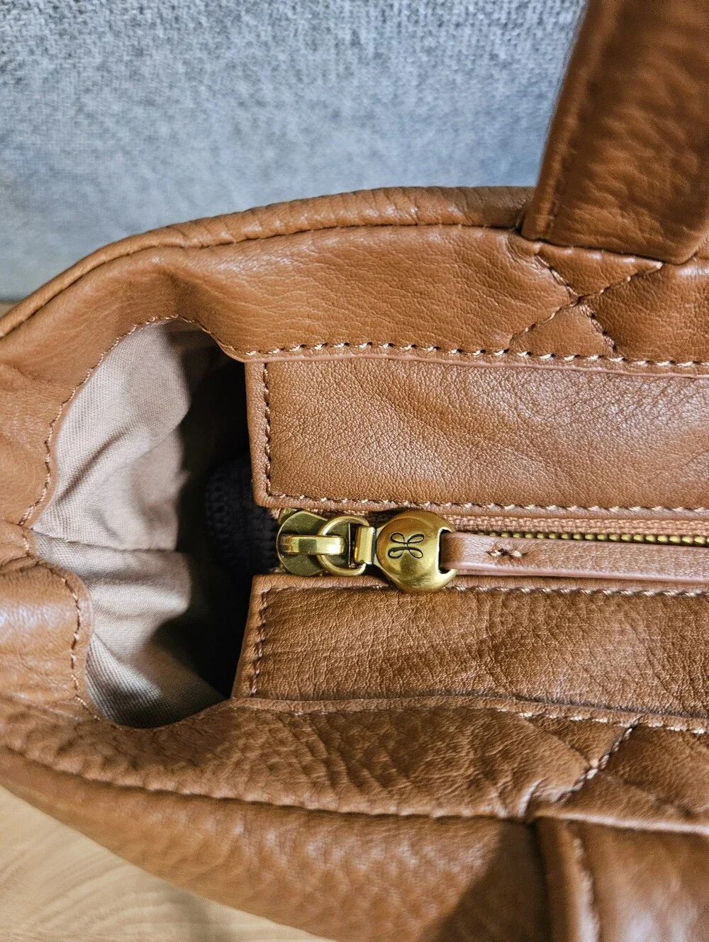 HOBO Austin Tote Brown Leather Shoulder Bag